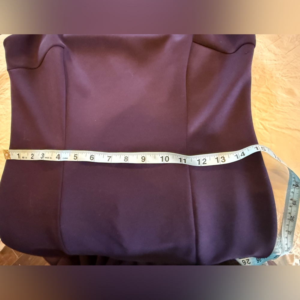Maia Chic Sleeveless Ruffle Hem Dress in Deep Purple - Picture 5 of 10